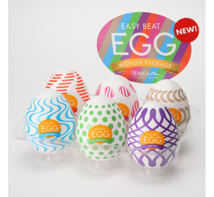 Набір яєць-мастурбаторів Tenga Egg Wonder Pack (6 яєць)