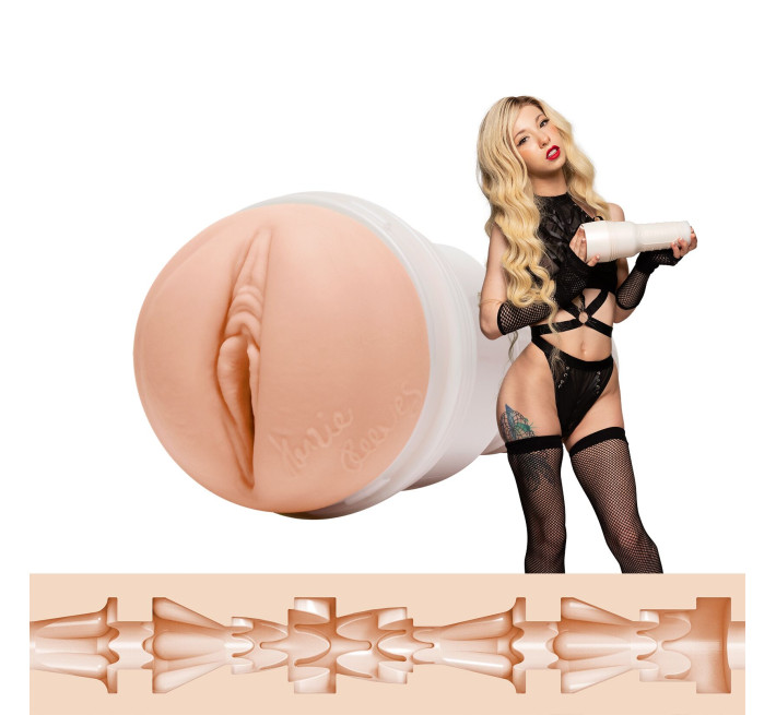 Мастурбатор Fleshlight Girls: Kenzie Reeves - Cream Puff, зі зліпка вагіни, дуже ніжний