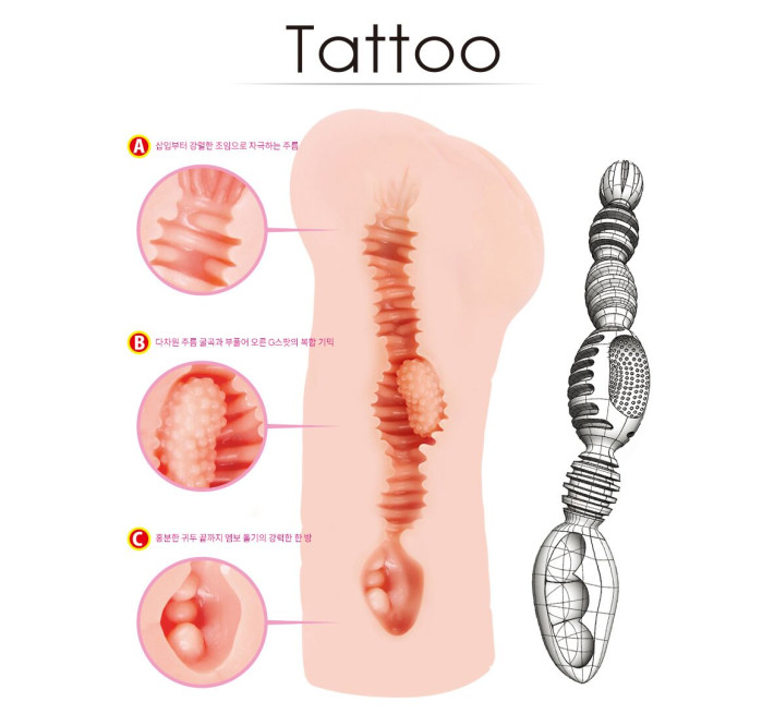 Мастурбатор-вагина Kokos Tattoo