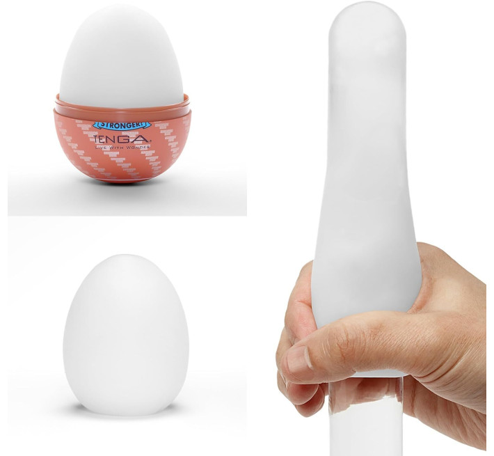 Набір мастурбаторів-яєць Tenga Egg Hard Boilded II Pack (6 яєць), щільний TPE, опукла текстура