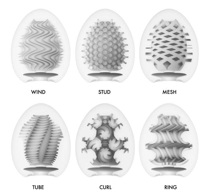 Набір яєць-мастурбаторів Tenga Egg Wonder Pack (6 яєць)