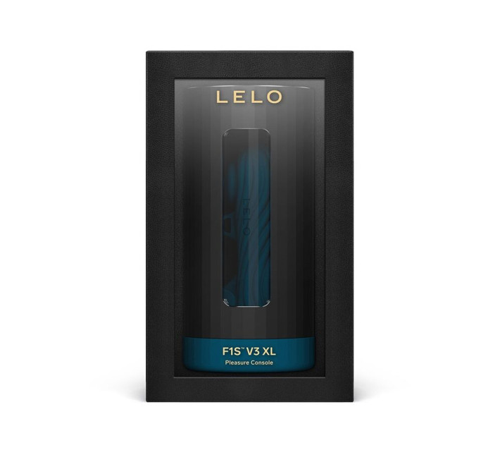 Смарт-мастурбатор LELO F1S V3 XL Teal, увеличенный, 2 мотора, 8 режимов, стимуляция звуковыми волнами