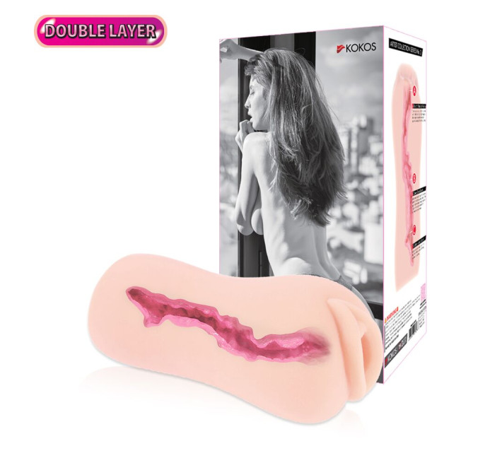 Мастурбатор-вагина двухслойный Kokos Sanda Double Layer