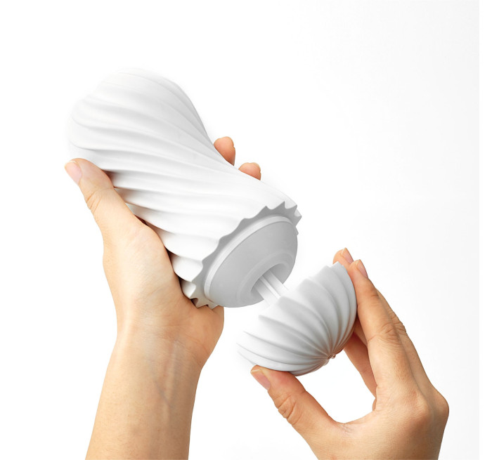 Мастурбатор Tenga FLEX Silky Білий