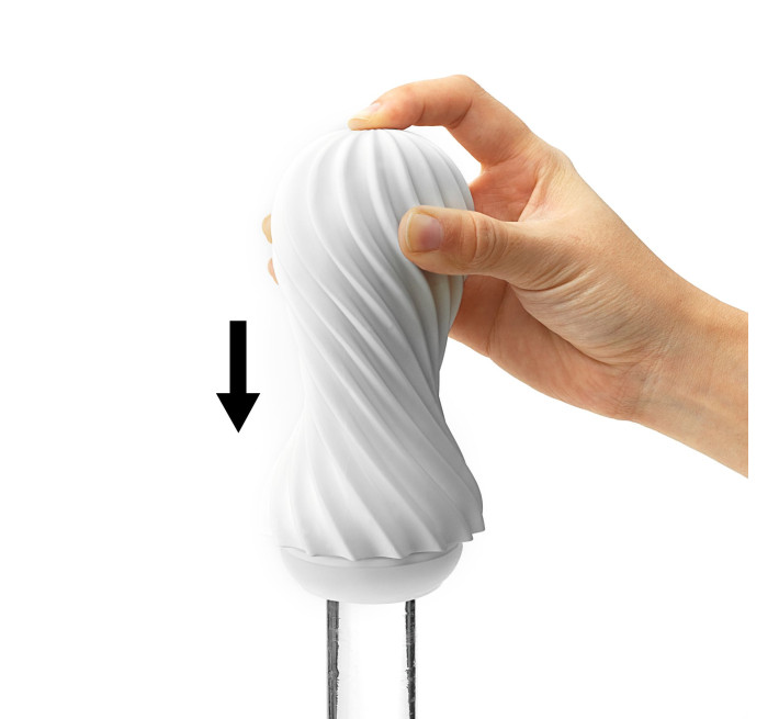 Мастурбатор Tenga FLEX Silky Білий