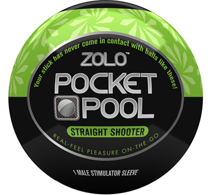 Мастурбатор Zolo Pocket Pool Strait Shooter