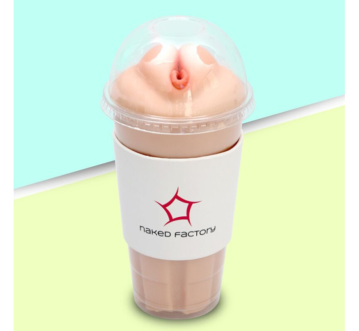 Мастурбатор-вагіна Naked Factory Cup Sleeve V–1, наскрізний