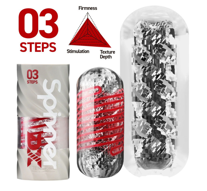 Мастурбатор Tenga Spinner DX 03 Steps