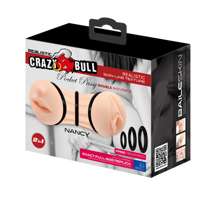 Мастурбатор Crazy Bull Nancy Pocket Pussy