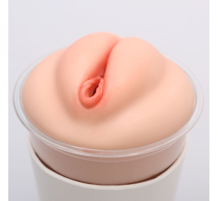 Мастурбатор-вагіна Naked Factory Cup Sleeve V–1, наскрізний
