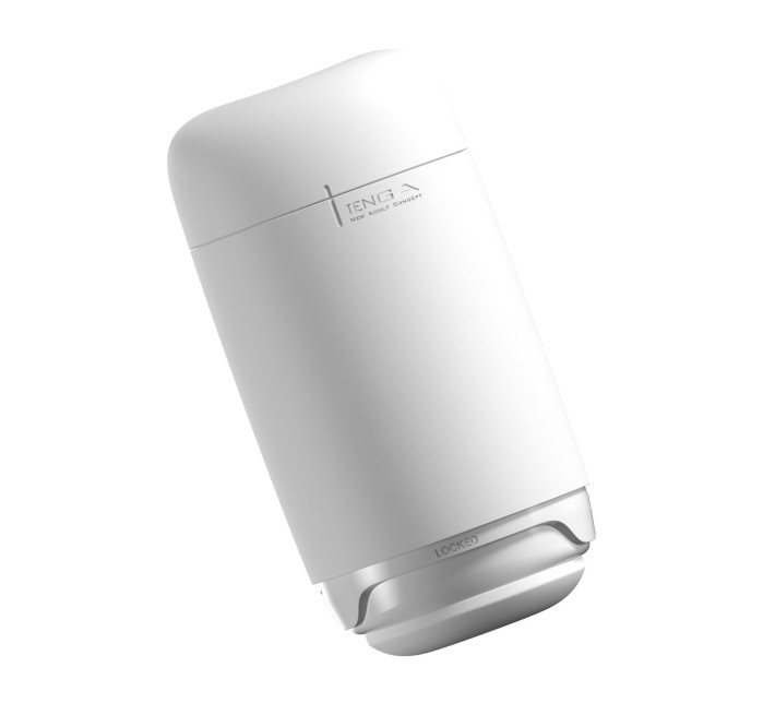 Мастурбатор TENGA PUFFY SUGAR WHITE, ультрамягкий материал, многоразовый, сквозной