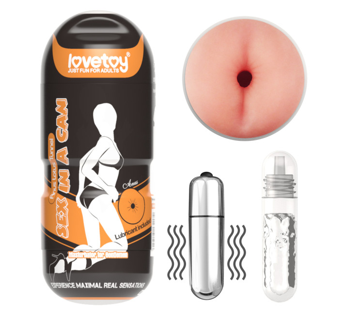 Мастурбатор LoveToy Sex In Can Canus Lotus Tunnel Vibrating