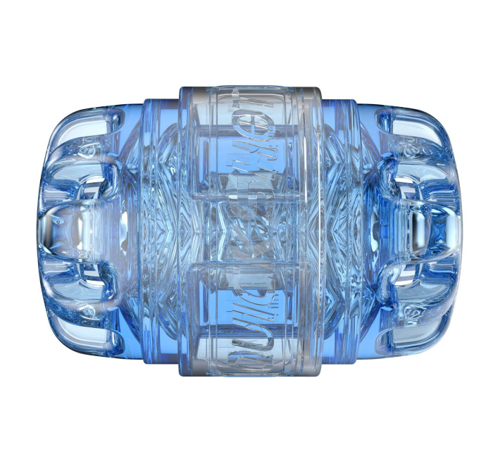Мастурбатор Fleshlight Quickshot Turbo Blue Ice, компактний, чудово для пар і мінету