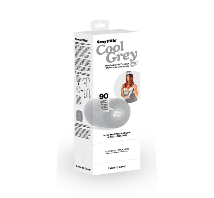 Мастурбатор Love To Love SEXY PILLS COOL Сірий