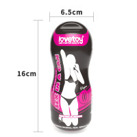 Мастурбатор LoveToy Sex In Can Vibrating Vagina Tunnel