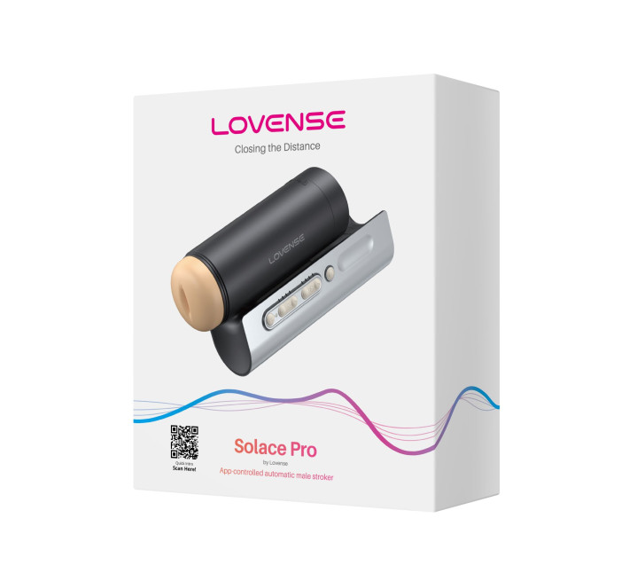 Интерактивный смарт-мастурбатор Lovense Solace Pro, до 230–300 фрикций в минуту, до 14 часов работы
