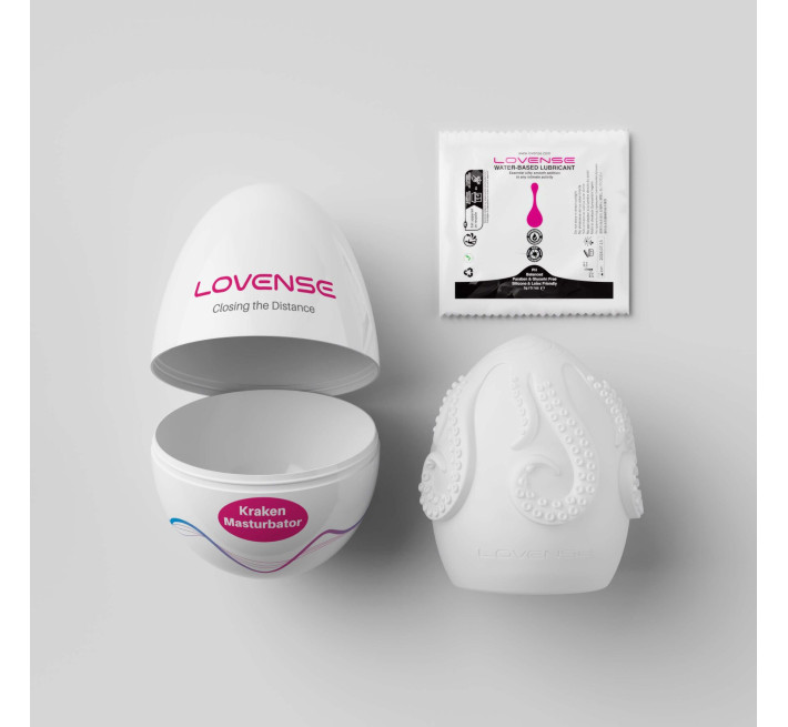 Набор мастурбаторов-яиц Lovense Kraken masturbator egg box, 6 штук, разная текстура