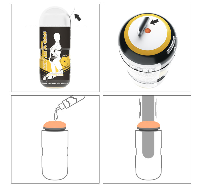 Мастурбатор LoveToy Sex In Can Canus Stamina Tunnel