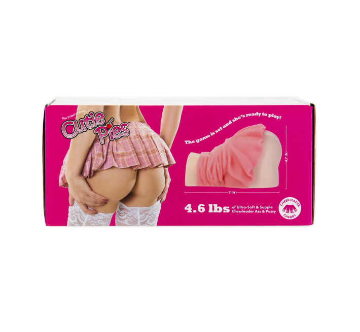 Мастурбатор-вагина и попка CutiePies, Cheerleader Cherry, Vagina & Ass Masturbator, глубина 17,8 см