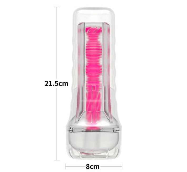 Мастурбатор LoveToy Lumino Play Masturbator Pink Glow 8.5"