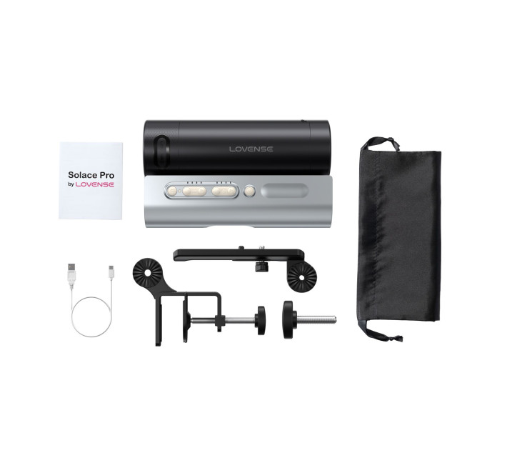 Интерактивный смарт-мастурбатор Lovense Solace Pro, до 230–300 фрикций в минуту, до 14 часов работы