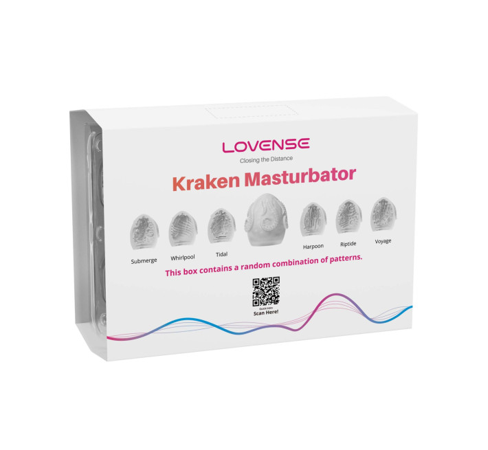 Набор мастурбаторов-яиц Lovense Kraken masturbator egg box, 6 штук, разная текстура