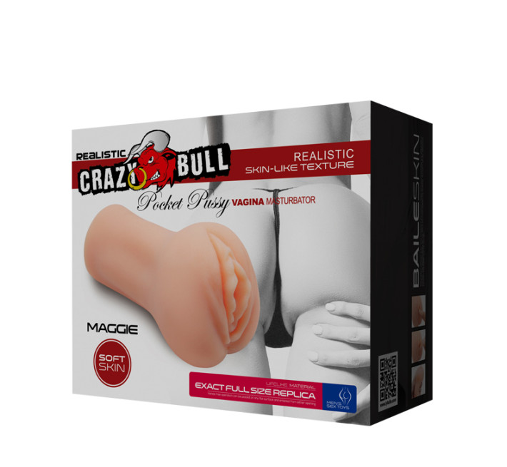 Мастурбатор Crazy Bull Maggie Pocket Pussy