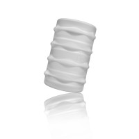 М’який мастурбатор Romp Mosh Transparent, двосторонній, наскрізний, для пар та мінету