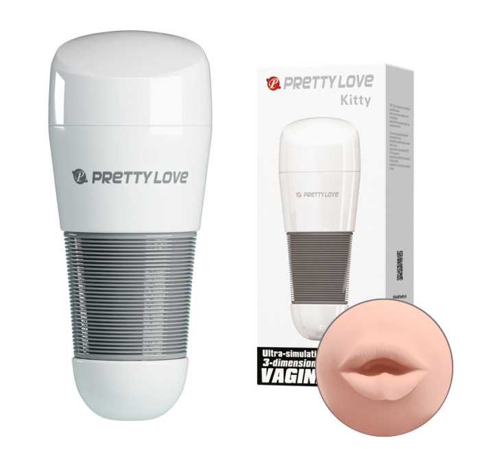 Мастурбатор Pretty Love Kitty Mouth Masturbator