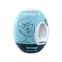 Самозмащувальний мастурбатор-яйце Satisfyer Egg Savage Самозмащувальний мастурбатор-яйце Satisfyer Egg Savage