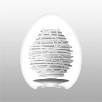 Мастурбатор-яйце Tenga Egg Silky II з рельєфом у вигляді павутиння Мастурбатор-яйце Tenga Egg Silky II з рельєфом у вигляді павутиння