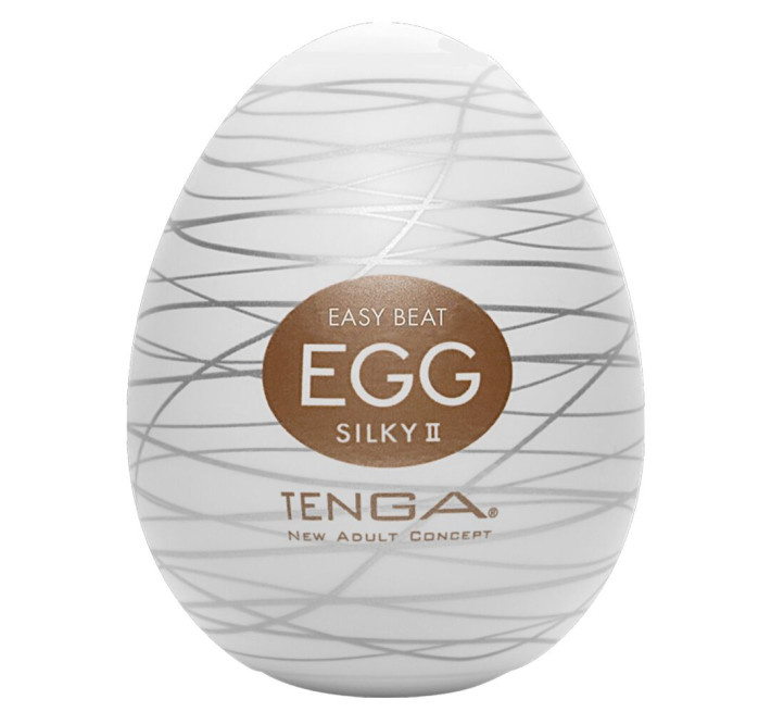 Мастурбатор-яйцо Tenga Egg Silky II с рельефом в виде паутины
