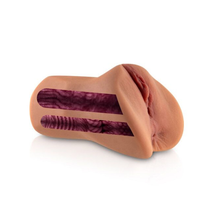 Ультрареалістичний мастурбатор Toi et moi – Lou, два канали (вагіна та анус)