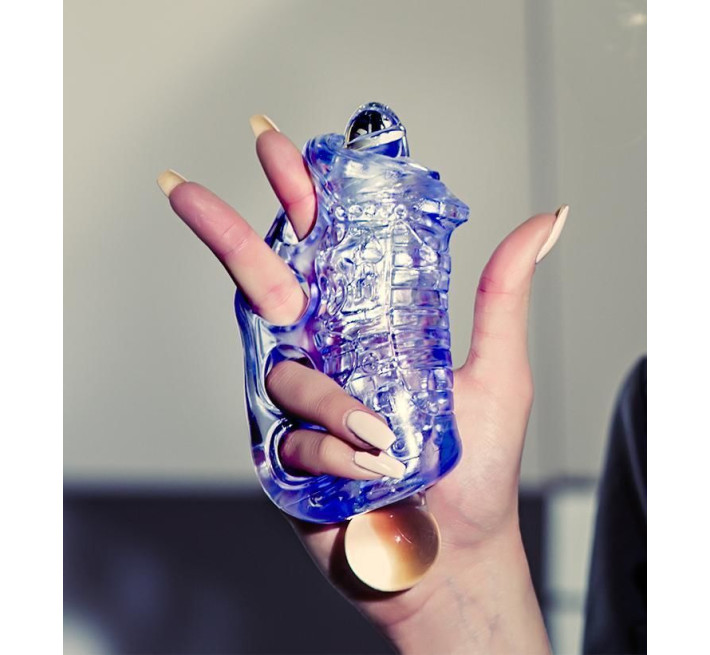 Мастурбатор Fleshlight Fleshskins Grip Blue Ice