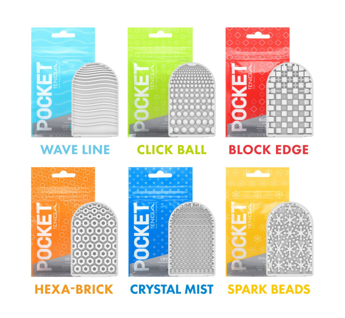 Мастурбатор TENGA Pocket Hexa-Brick