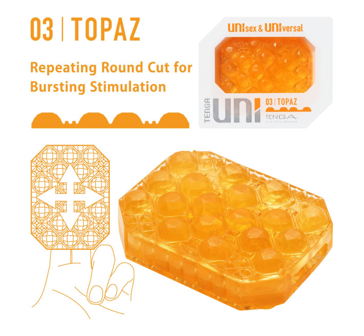 Стимулятор для ерогенних зон Tenga UNI Topaz