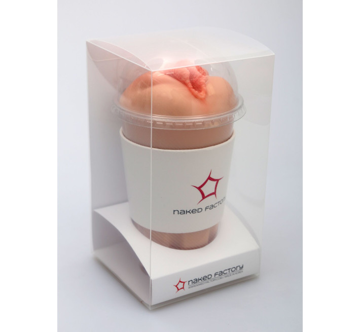 Мастурбатор-вагіна Naked Factory Cup Sleeve V–3, наскрізний