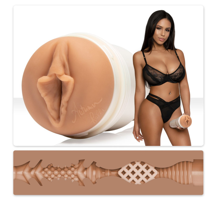 Мастурбатор Fleshlight Girls: Autumn Falls - Cream, зі зліпка вагіни, дуже ніжний