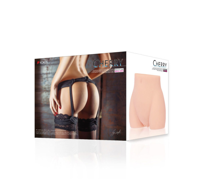 Мастурбатор-полуторс Kokos Cherry, два входа: вагина и попка