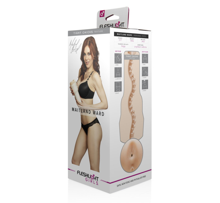 Мастурбатор Fleshlight Girls: Maitland Ward - Tight Chicks, со слепка попки, очень нежный