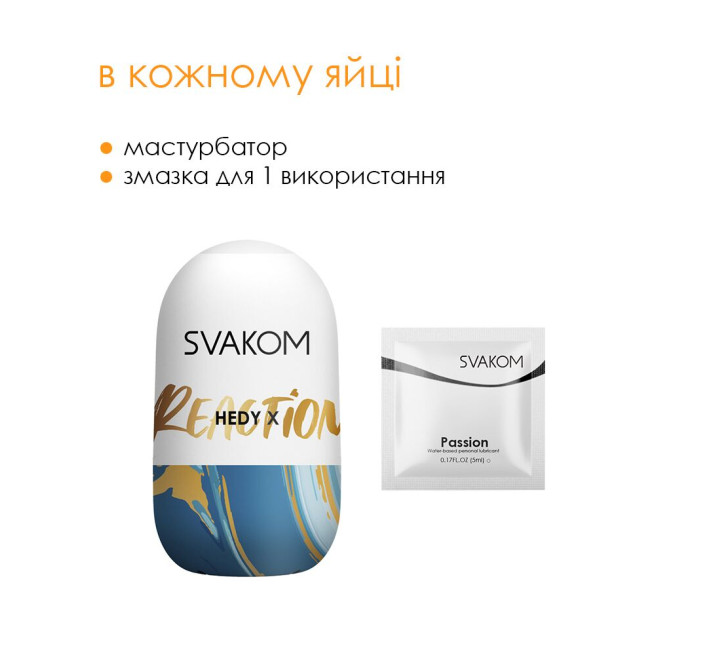 Набір яєць-мастурбаторів Svakom Hedy X- Reaction