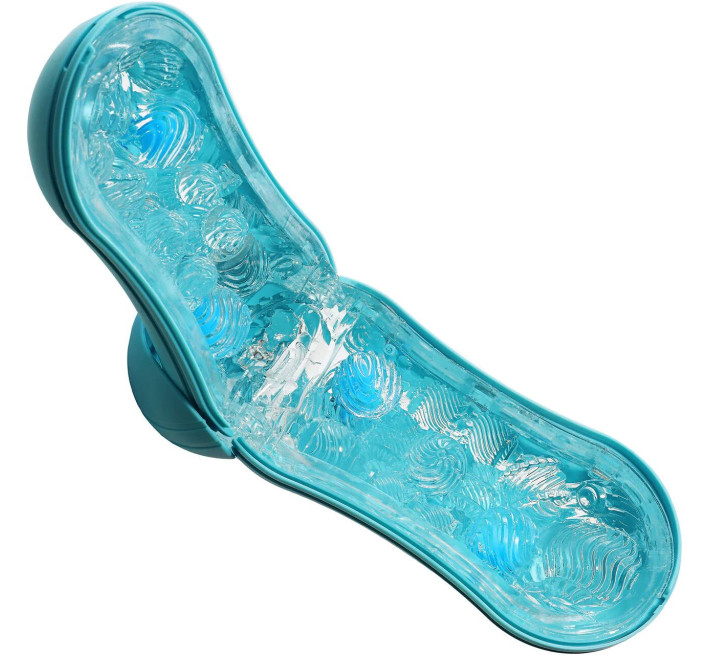 Мастурбатор Tenga Flip Orb — Ocean Blue, с изменяемым сжатием, со стимулирующими шариками внутри