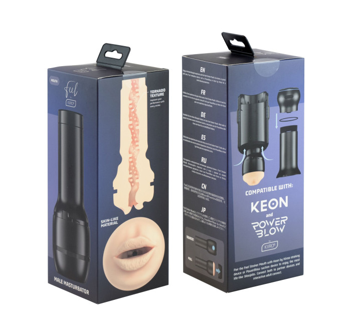 Мастурбатор-ротик Kiiroo Feel Mouth сумісний з PowerBlow