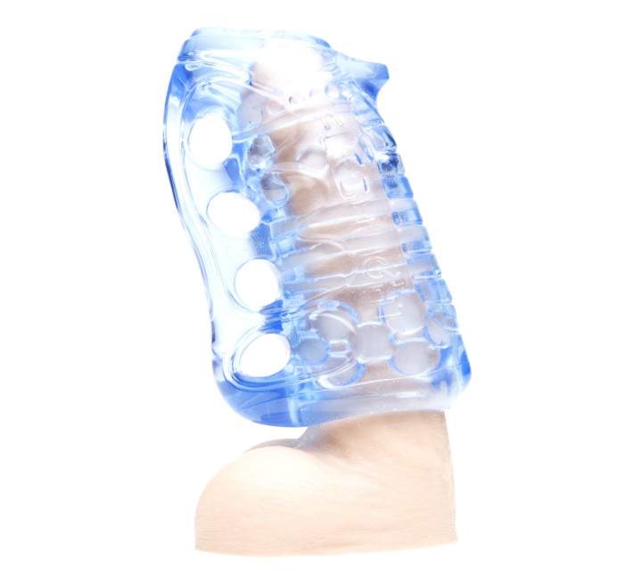 Мастурбатор Fleshlight Fleshskins Grip Blue Ice
