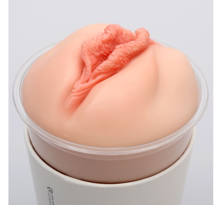 Мастурбатор-вагіна Naked Factory Cup Sleeve V–3, наскрізний