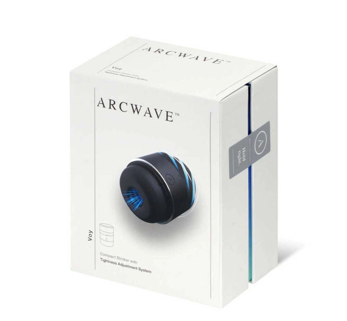 Мастурбатор з регулюванням герметичності Arcwave Voy Compact Stroker, 8 інтенсивностей, наскрізний