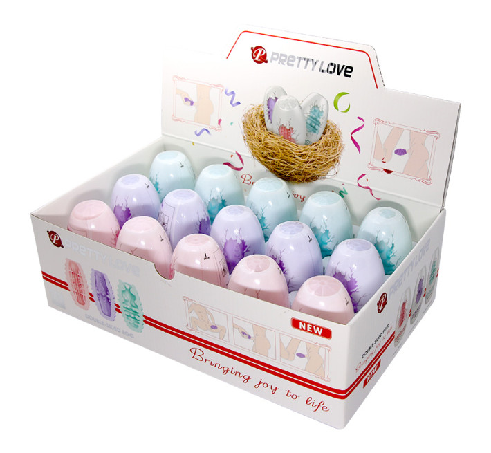 Набір мастурбаторів Pretty Love Double-Sided Egg Set, 15 шт.
