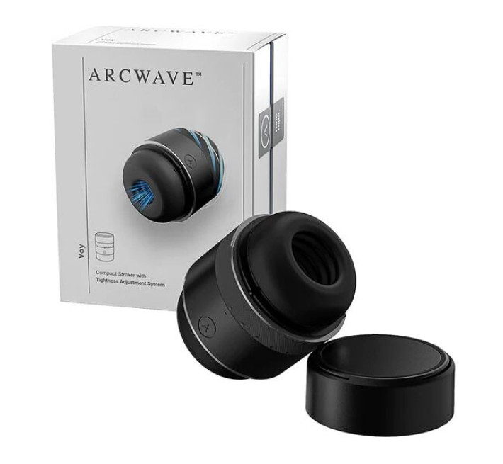 Мастурбатор з регулюванням герметичності Arcwave Voy Compact Stroker, 8 інтенсивностей, наскрізний