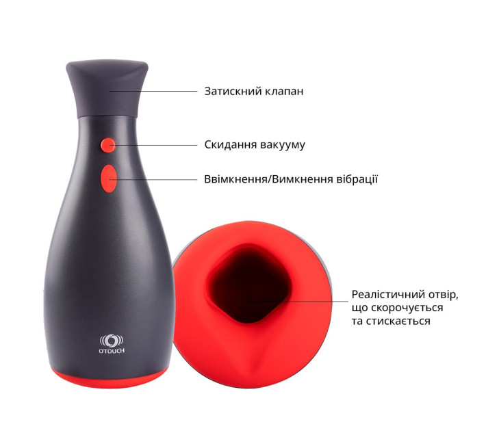 Мастурбатор Otouch NINJA 2, 7 режимов вибрации, эффект сжатия