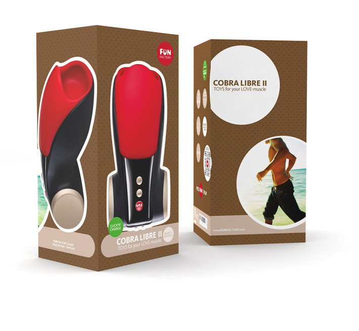 Мастурбатор Fun Factory Cobra Libre 2 Красно/Черный